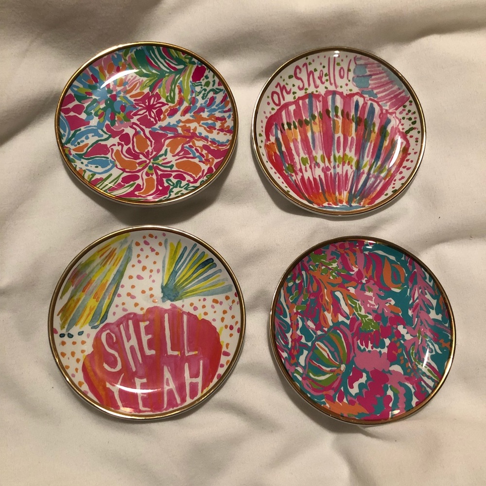 Lilly Pulitzer Coasters S/4 Scuba to Cuba